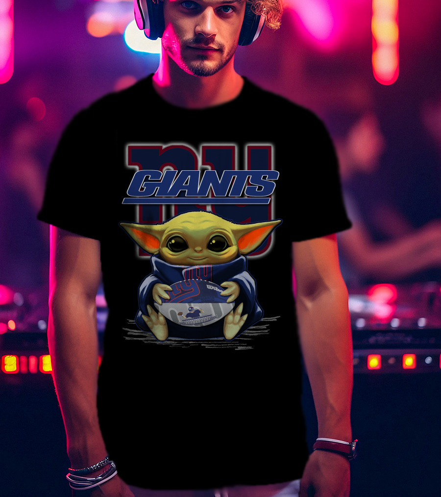 Yoda Giants NFL New York Football Fan Merchandise T-Shirt