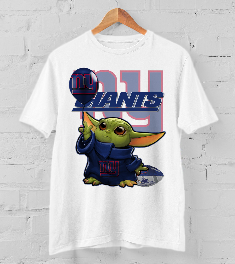 Yoda Giants Football Balloon Power Play T-Shirt