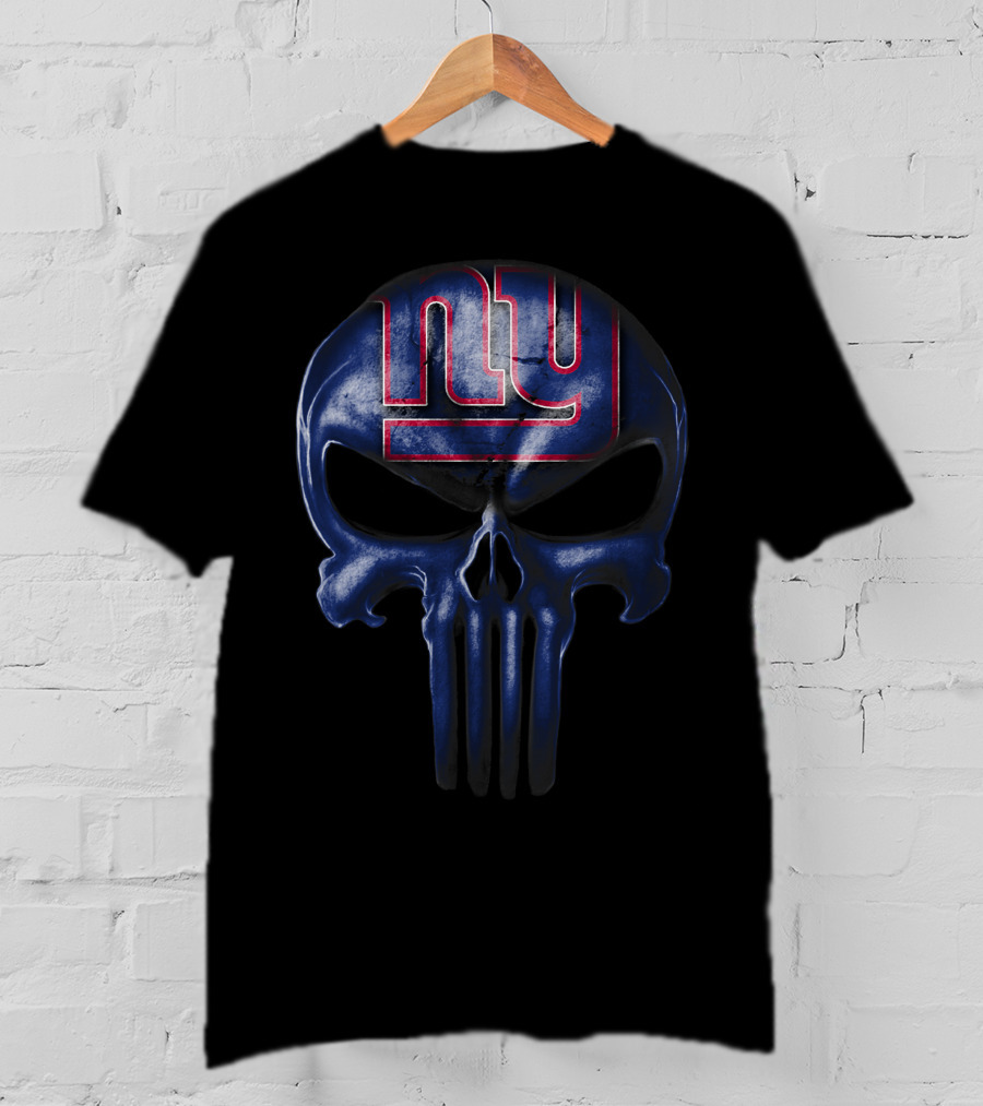 Skull Ny Giants Logo Mashup T-Shirt