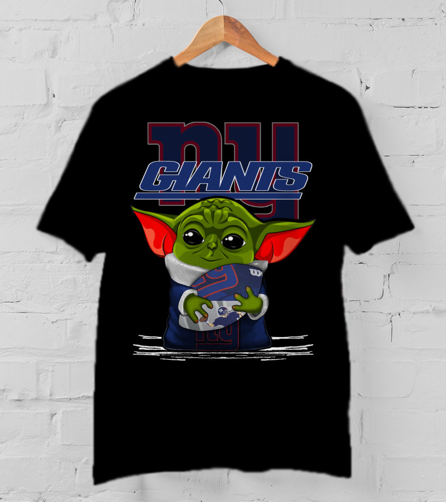 Yoda V3 New York Giants Football Character T-Shirt