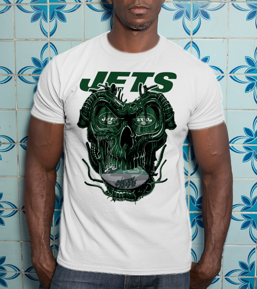 Jets Dragonskull New York Football T-Shirt
