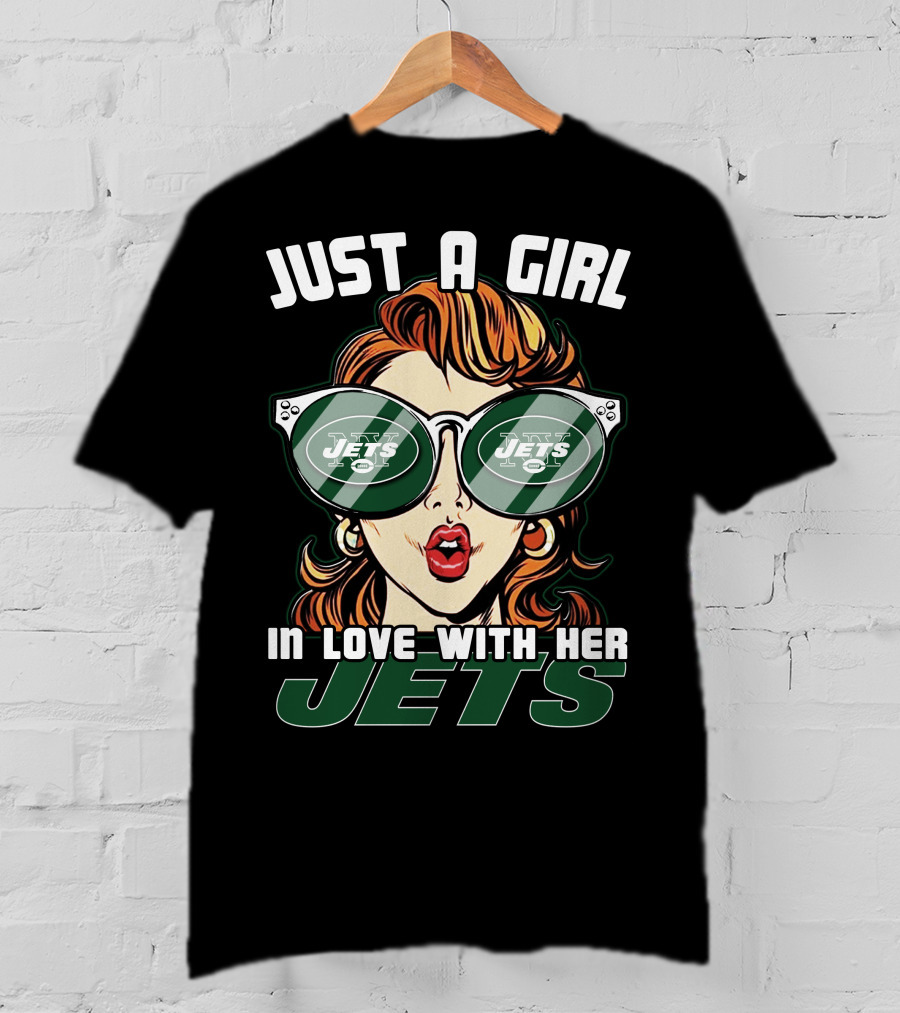 Just A Girl In Love With Her Jets New York Jets T-Shirt
