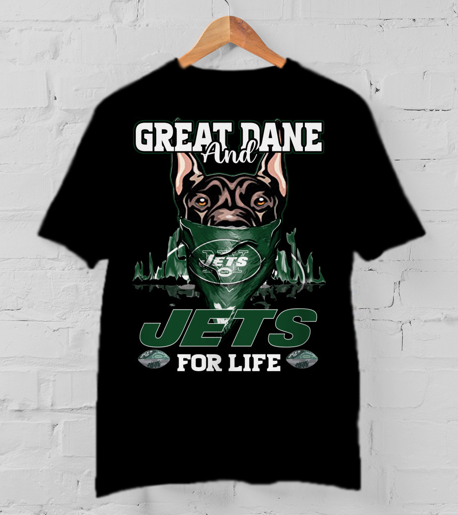 Great Dane And Jets For Life T-Shirt