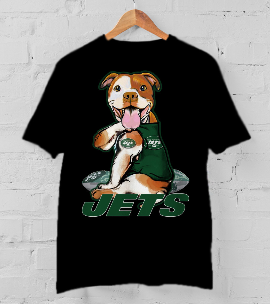 Pittbull Jets Football Fan New York T-Shirt