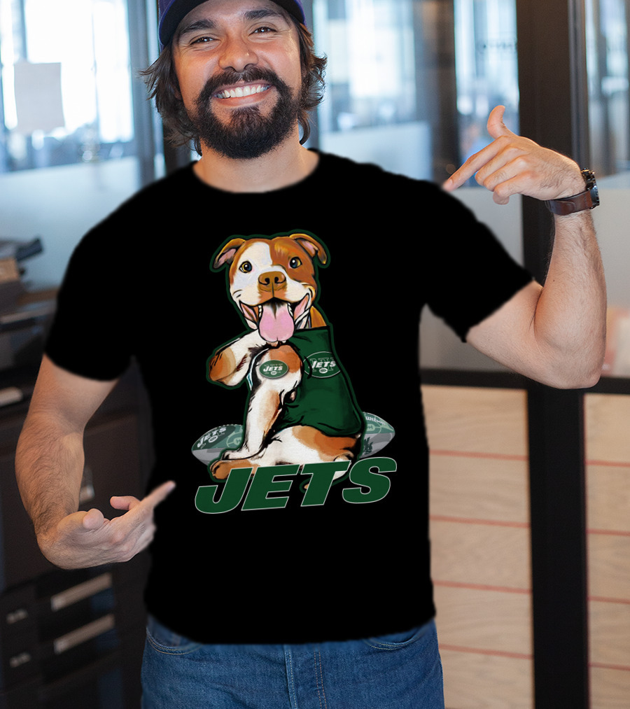 Pittbull Jets Football Fan New York T-Shirt