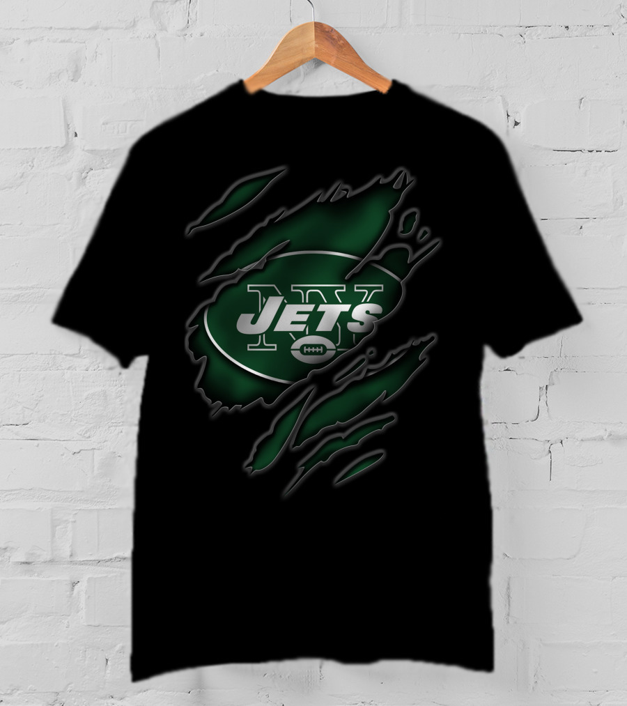 Torn V3 New York Jets Football T-Shirt