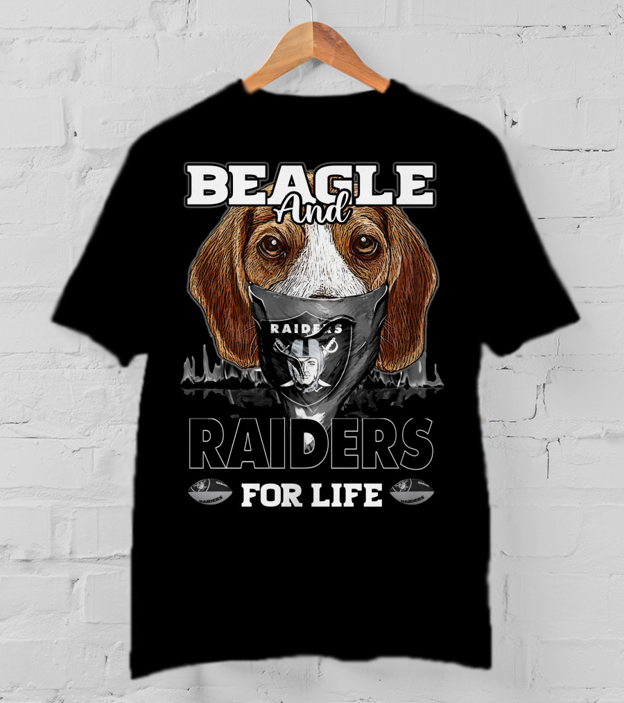 Beagle And Raiders For Life T-Shirt