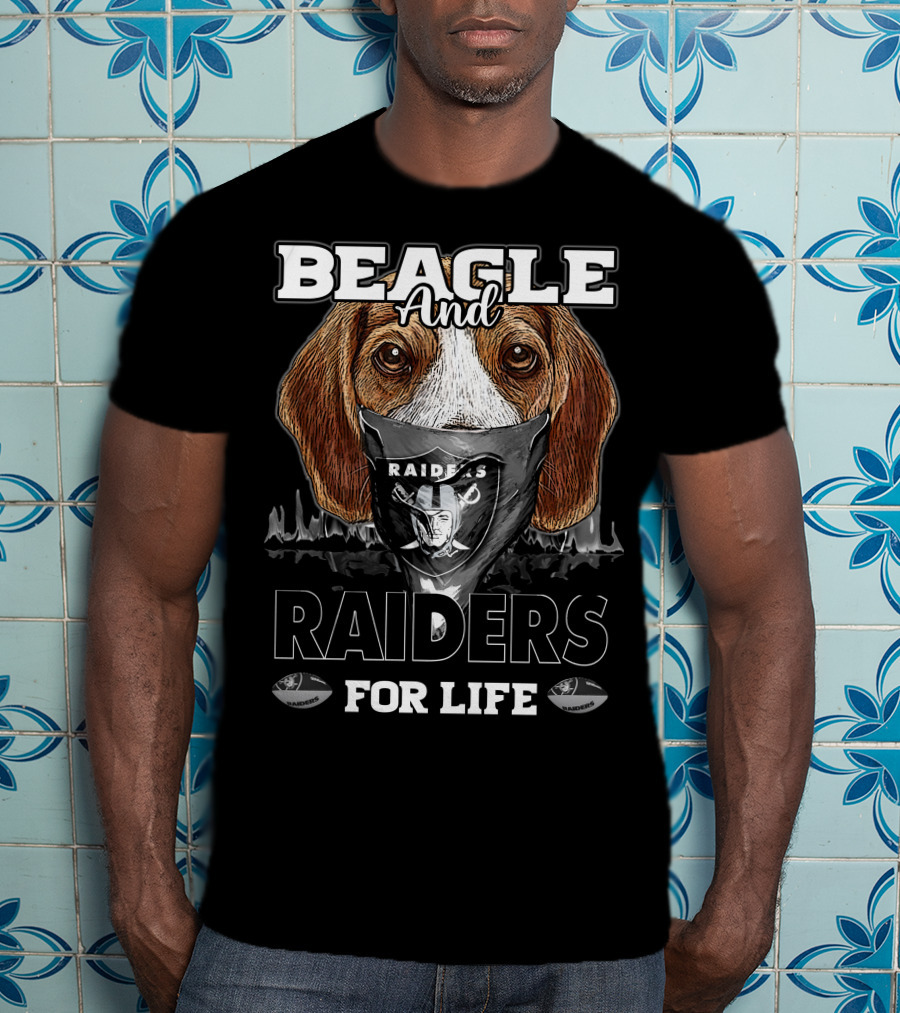 Beagle And Raiders For Life T-Shirt