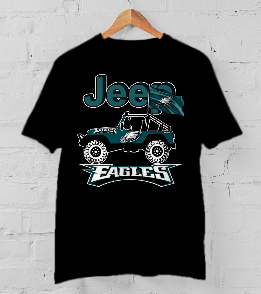 Jeep Eagles Philadelphia Team Fan T-Shirt