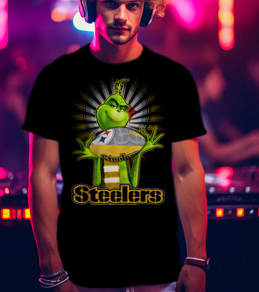 Grinch Steelers Football Fan T-Shirt
