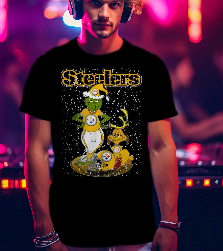 Steelers Grinchxmas Christmas Football T-Shirt