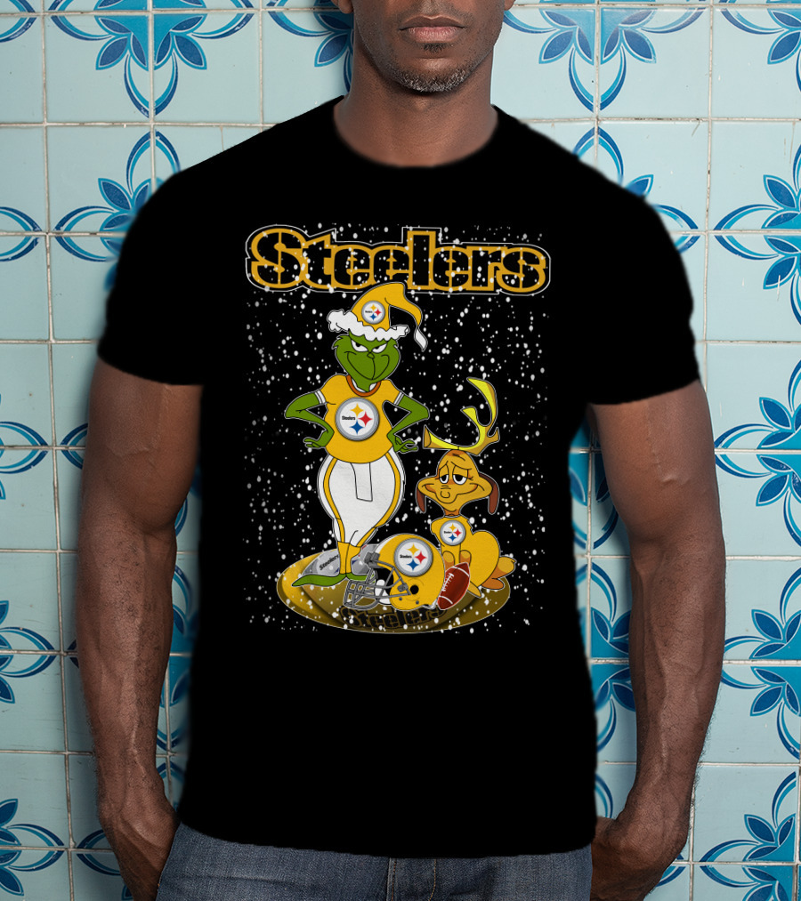 Steelers Grinchxmas Christmas Football T-Shirt