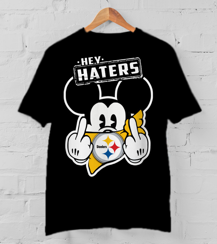 Hey Haters Mick V2 Pittsburgh Steelers T-Shirt