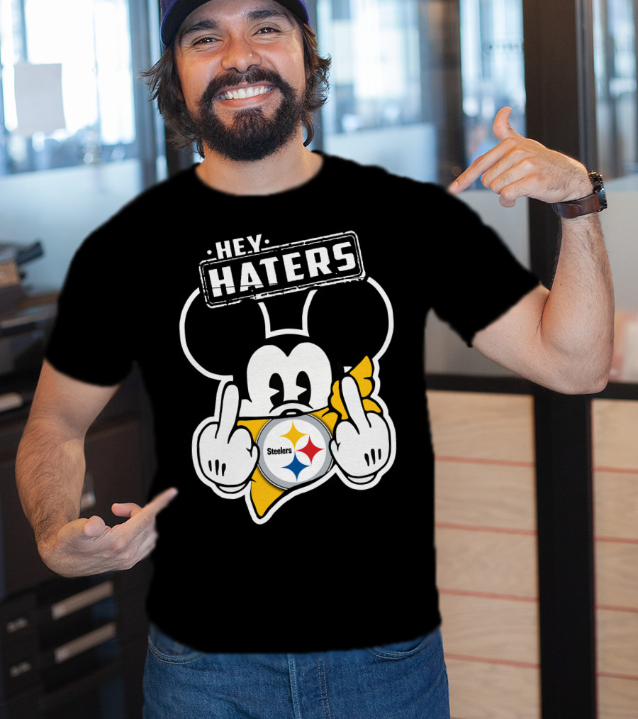 Hey Haters Mick V2 Pittsburgh Steelers T-Shirt