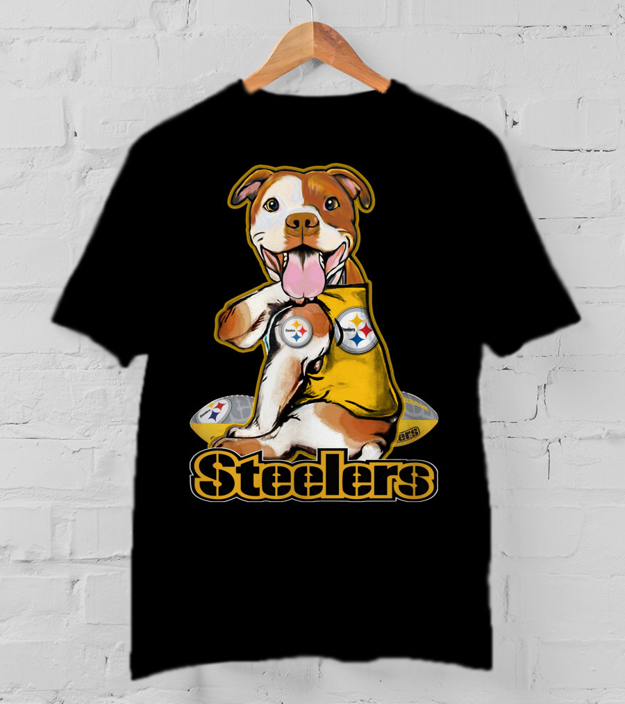 Steelers Pittbull Football Fan Appreciation T-Shirt