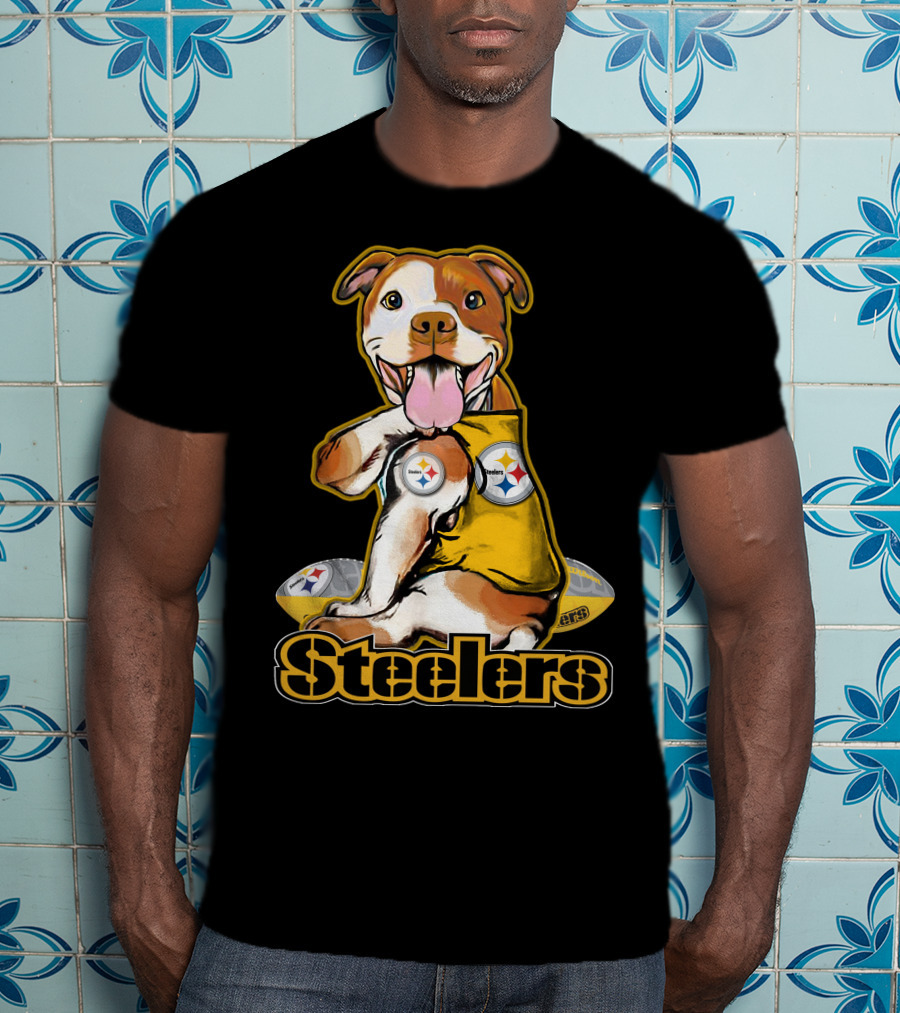 Steelers Pittbull Football Fan Appreciation T-Shirt