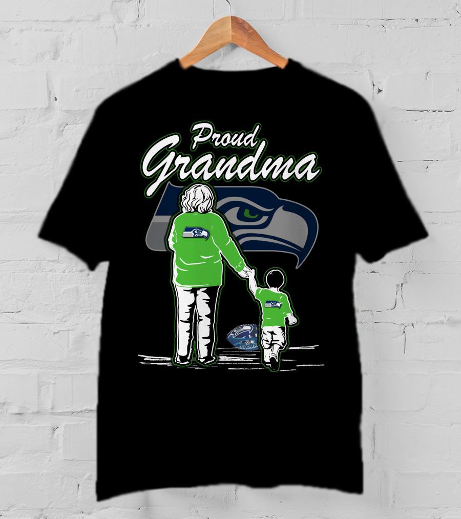 Proud Grandma Seattle Seahawks T-Shirt