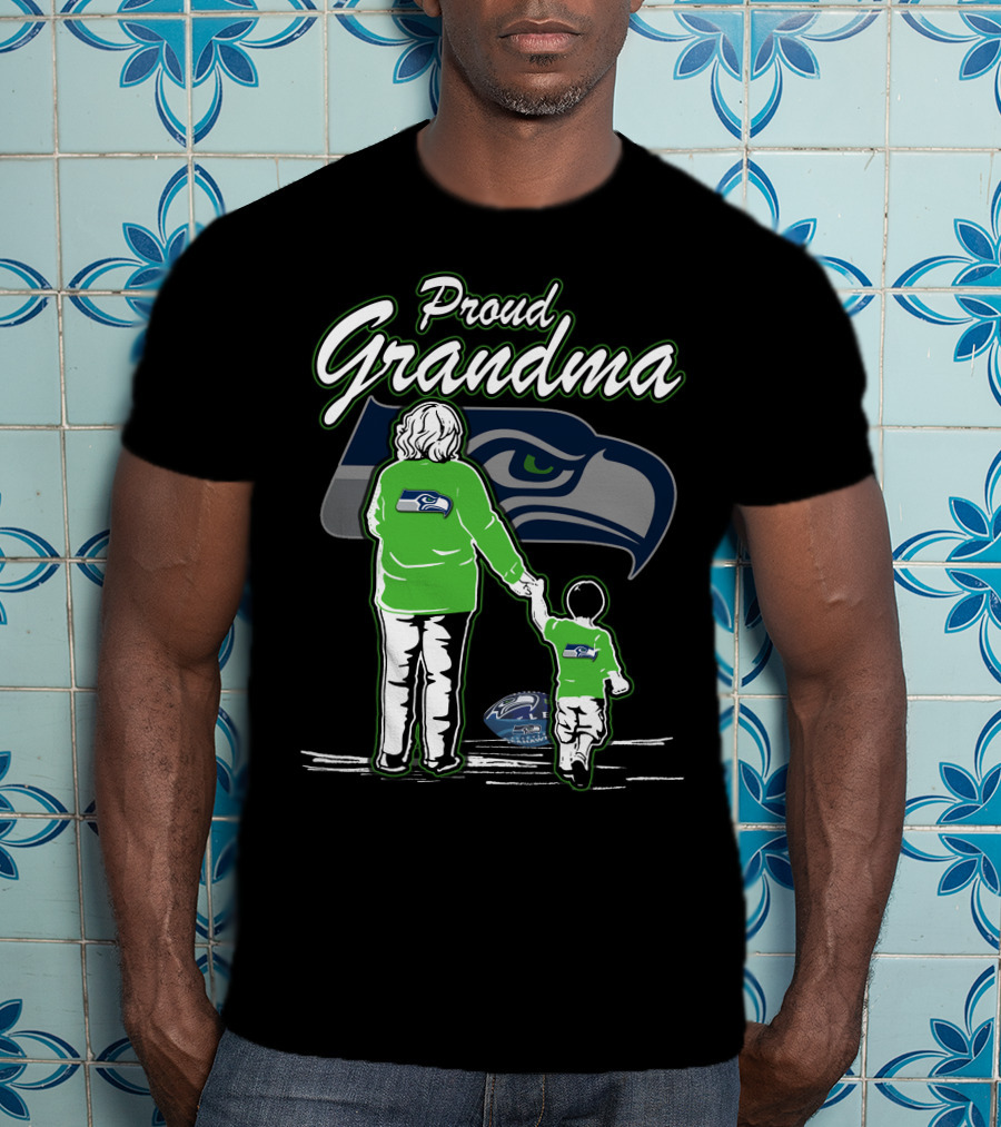 Proud Grandma Seattle Seahawks T-Shirt