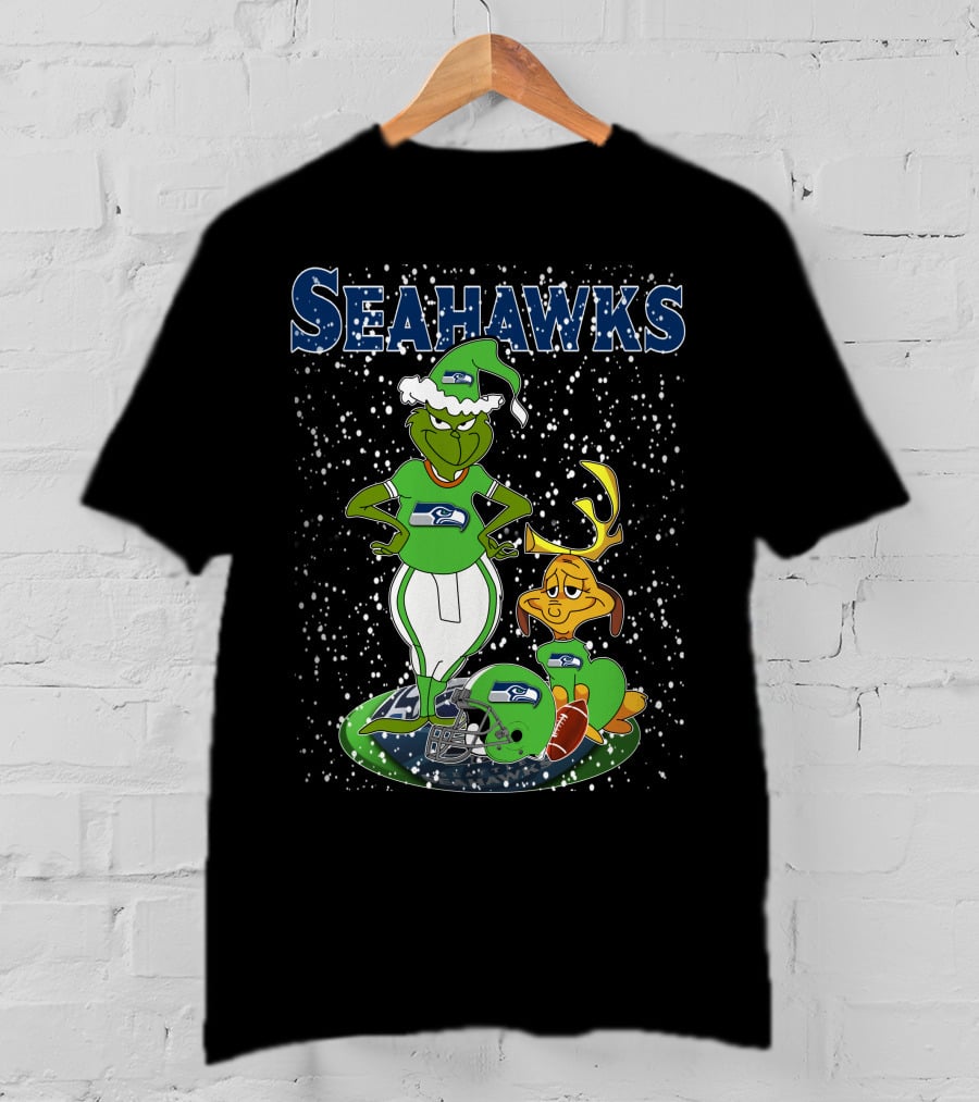 Seahawks Grinchxmas Seattle Seahawks T-Shirt