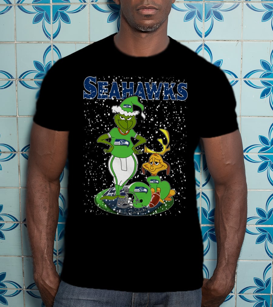 Seahawks Grinchxmas Seattle Seahawks T-Shirt