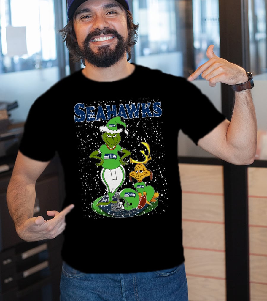 Seahawks Grinchxmas Seattle Seahawks T-Shirt