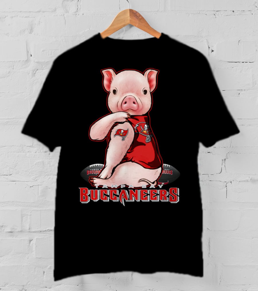 Tampa Bay Buccaneers Pig Football Fan T-Shirt