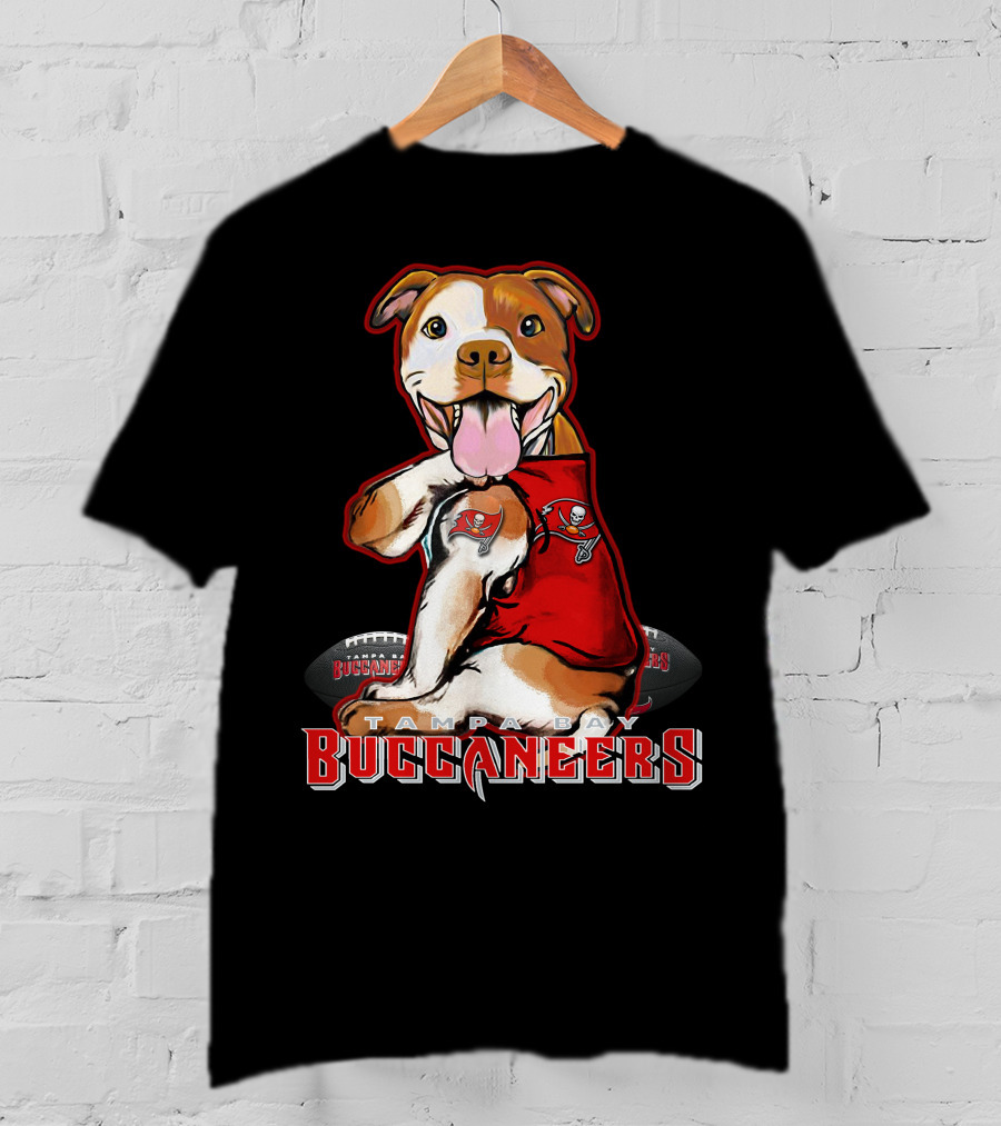 Tampa Bay Buccaneers Pittbull Football T-Shirt