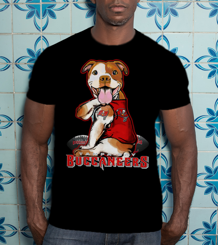 Tampa Bay Buccaneers Pittbull Football T-Shirt