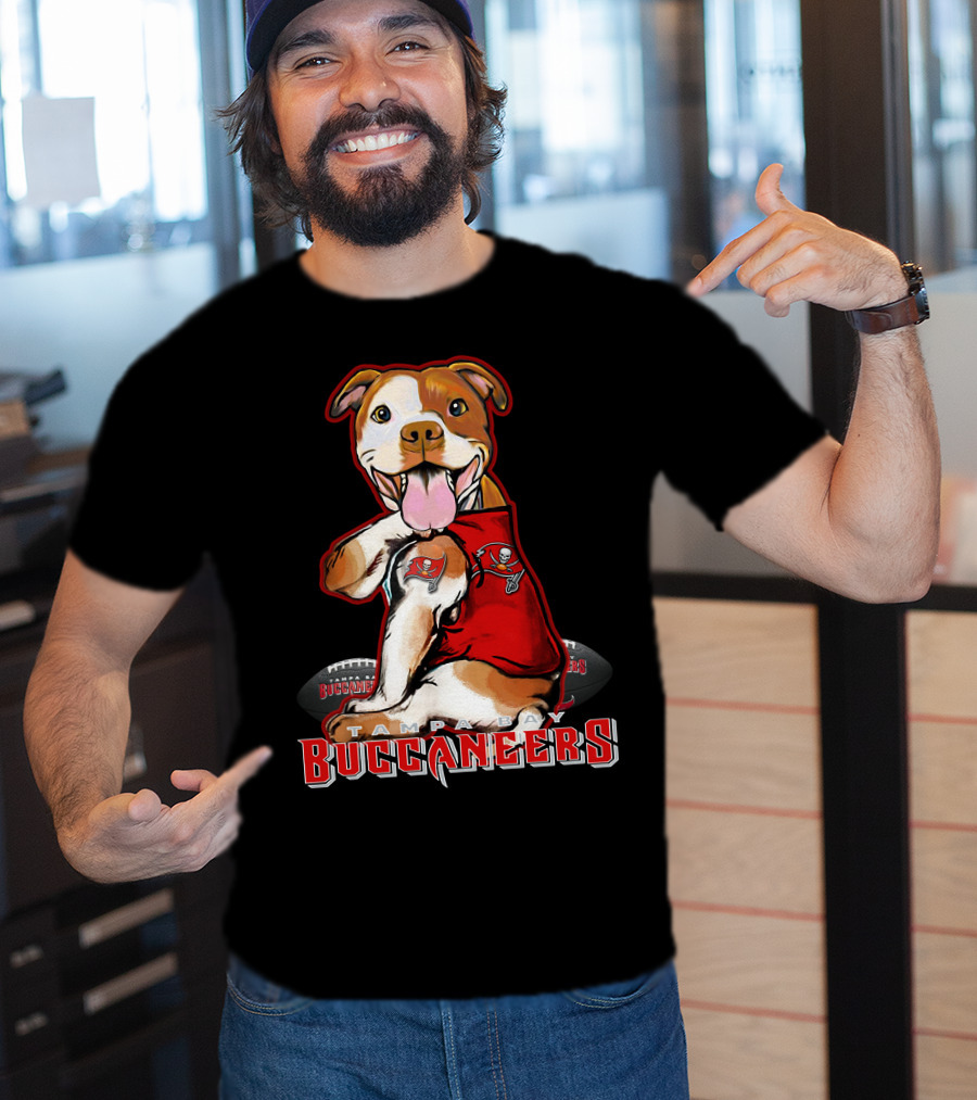 Tampa Bay Buccaneers Pittbull Football T-Shirt