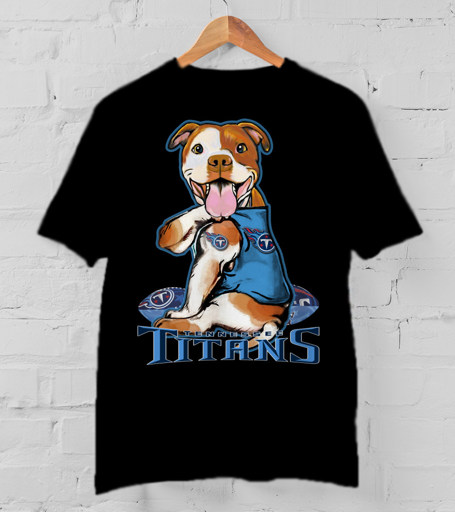 Pittbull Tennessee Titans Football Team Spirit T-Shirt