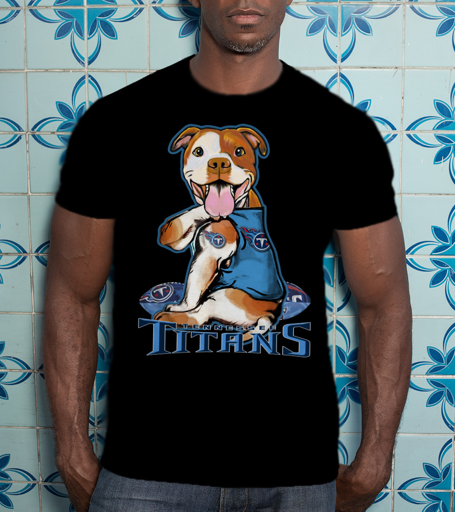 Pittbull Tennessee Titans Football Team Spirit T-Shirt