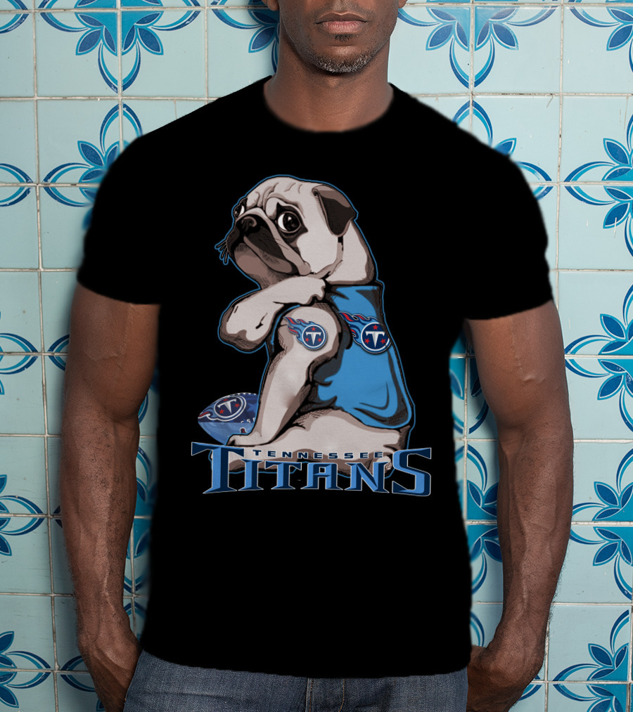 Tennessee Titans Pug T-Shirt