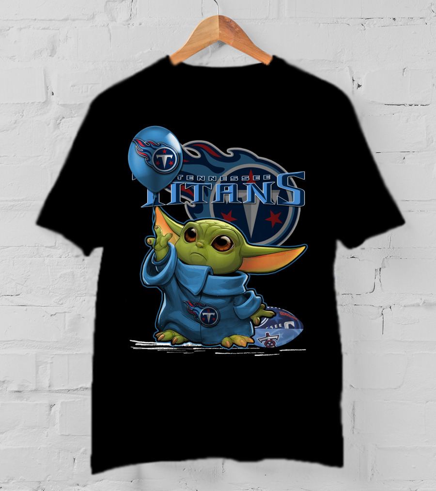Tennessee Titans Yoda Force Football T-Shirt