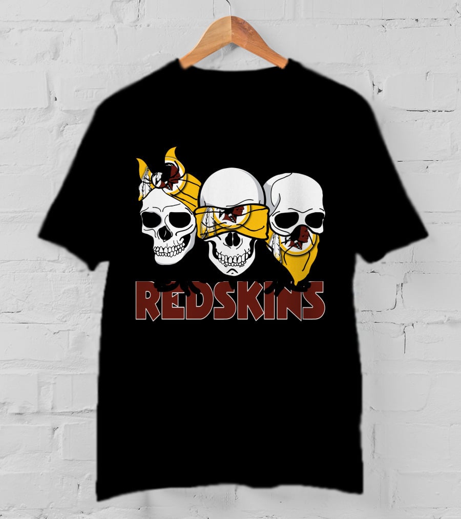 Skull Redskins Bandana T-Shirt