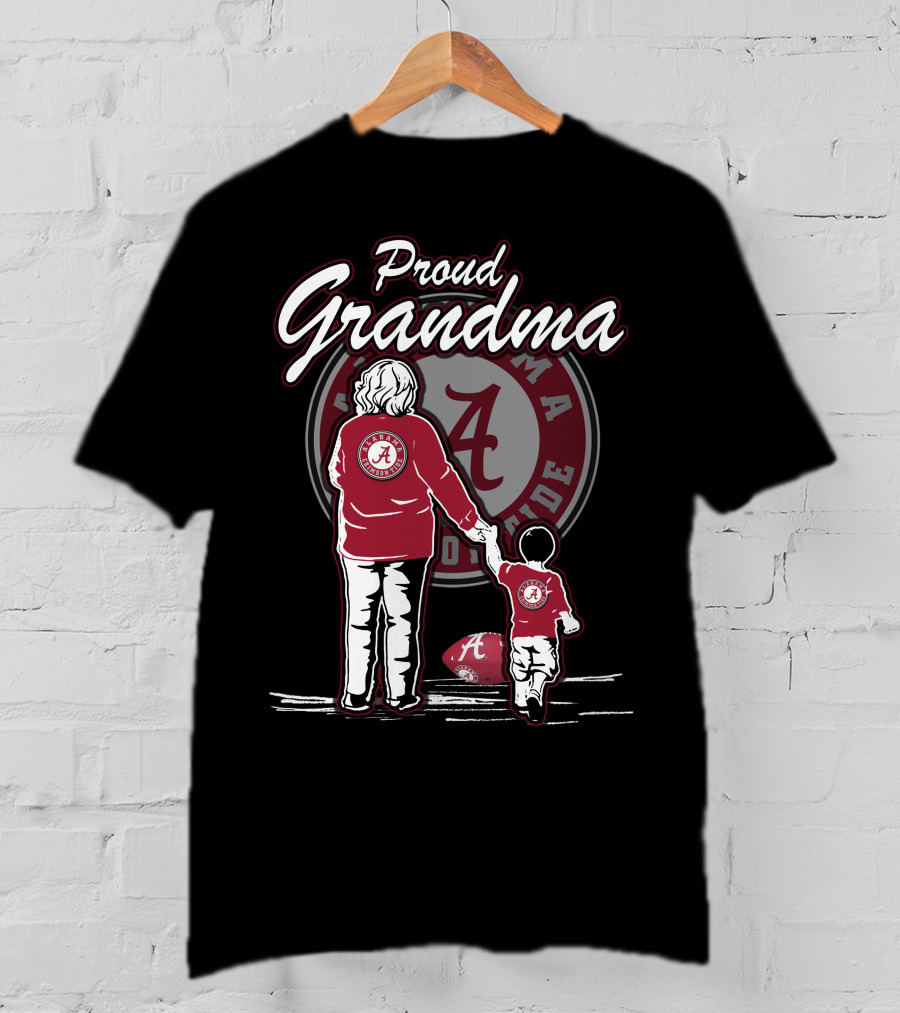 Proud Grandma Alabama Crimson Tide Football Family T-Shirt