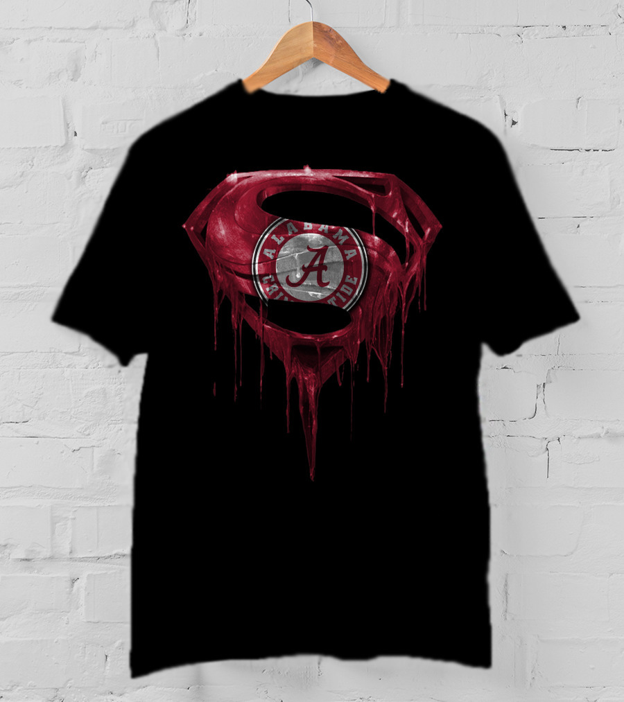 Alabama Crimson Tide Superman T-Shirt