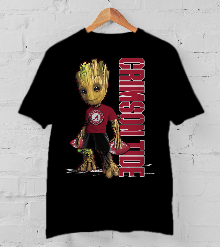 Groot Alabama Crimson Tide Football T-Shirt