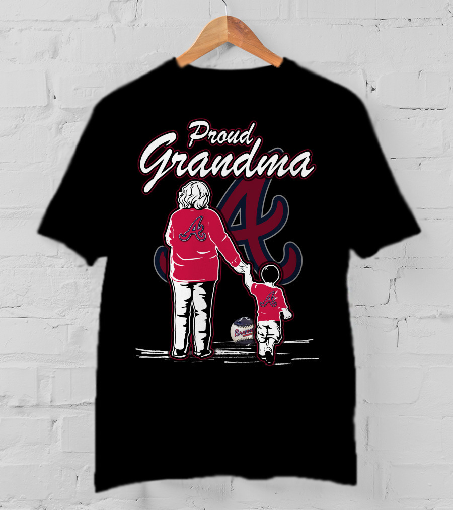 Proud Grandma Atlanta Braves T-Shirt