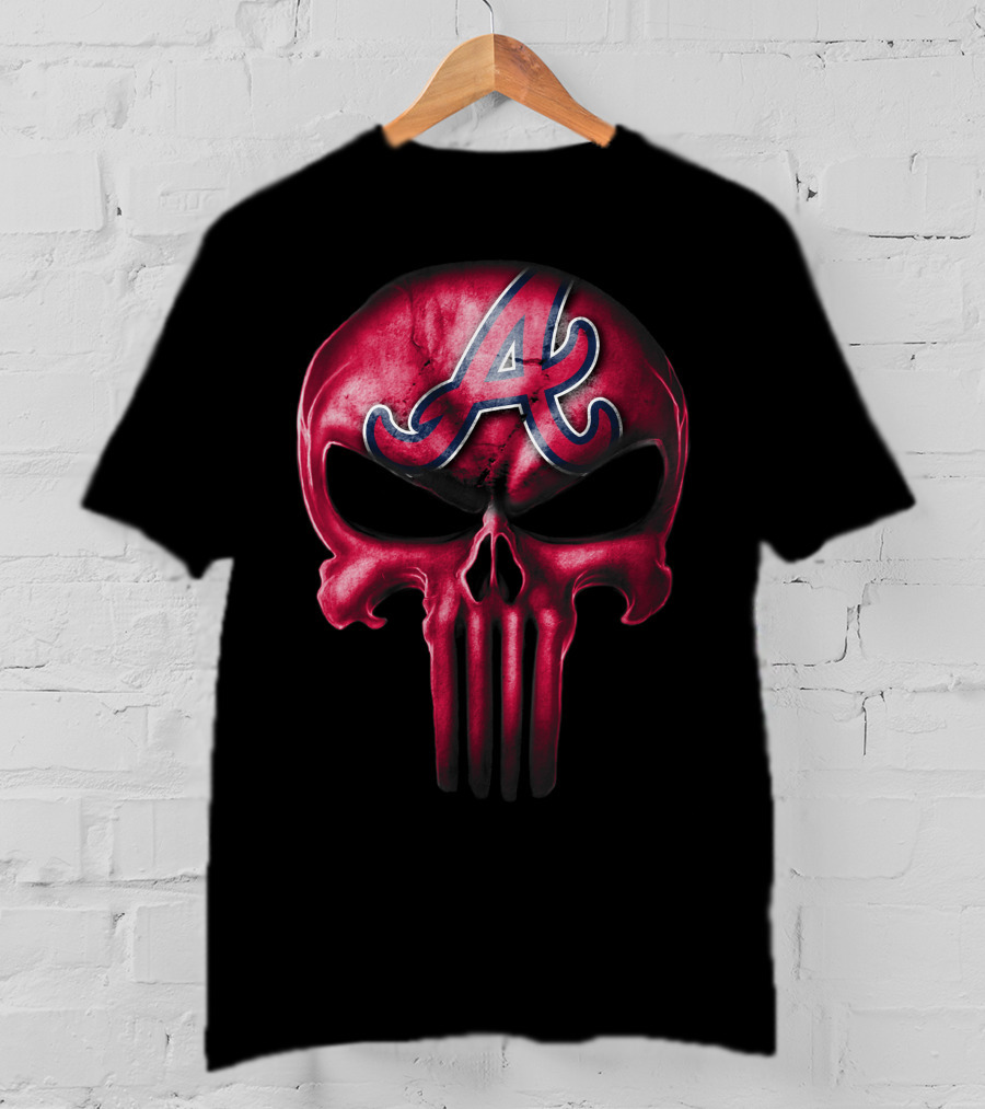 Atlanta Braves Skull V3 Logo Iconic T-Shirt