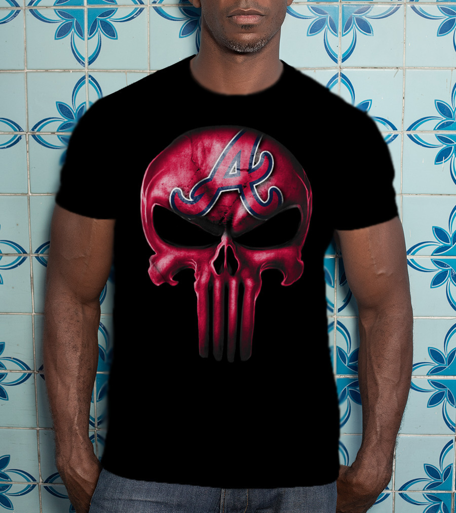 Atlanta Braves Skull V3 Logo Iconic T-Shirt