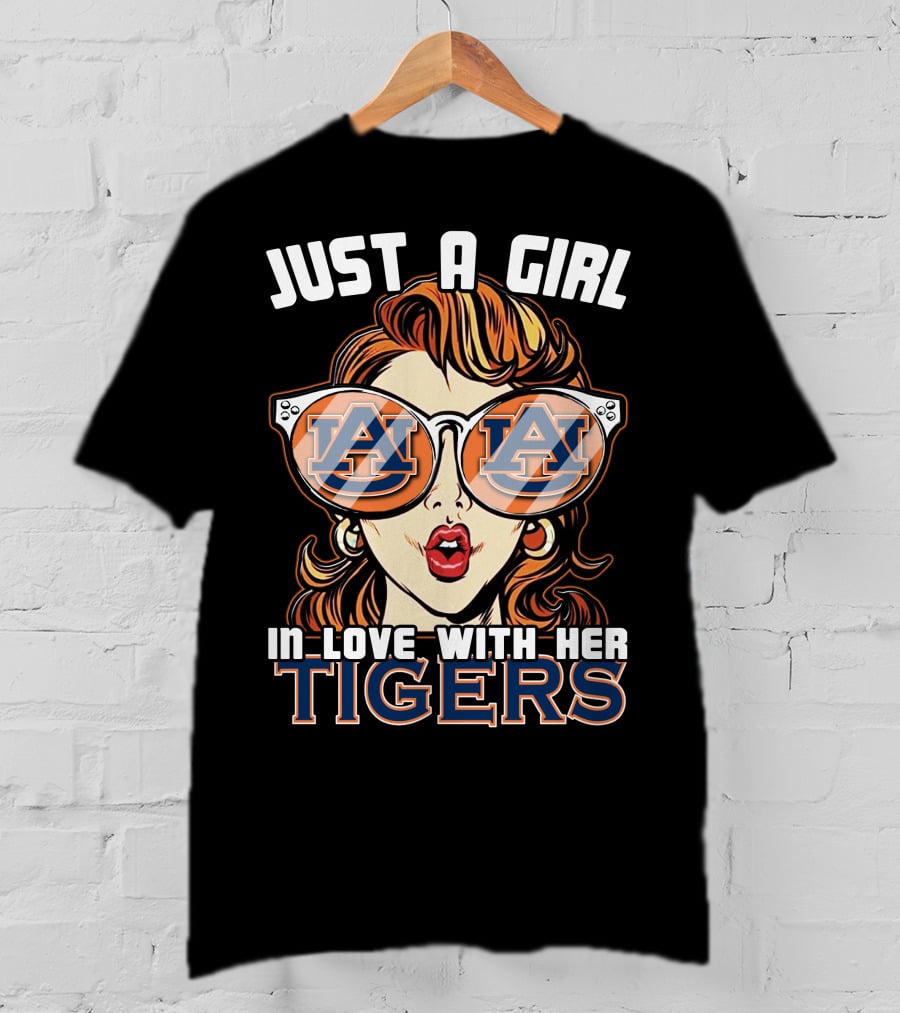Just A Girl In Love With Her Auburn Tigers T-Shirt