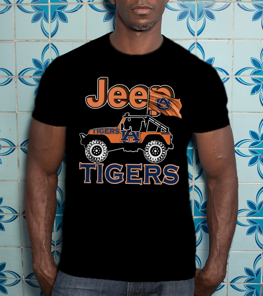 Jeep Auburn University Tigers Off-Road Adventure T-Shirt
