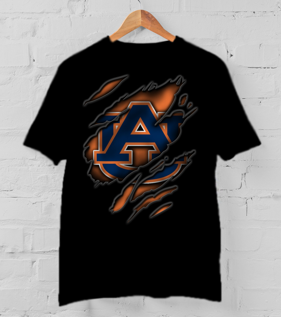 Torn Auburn Tigers T-Shirt
