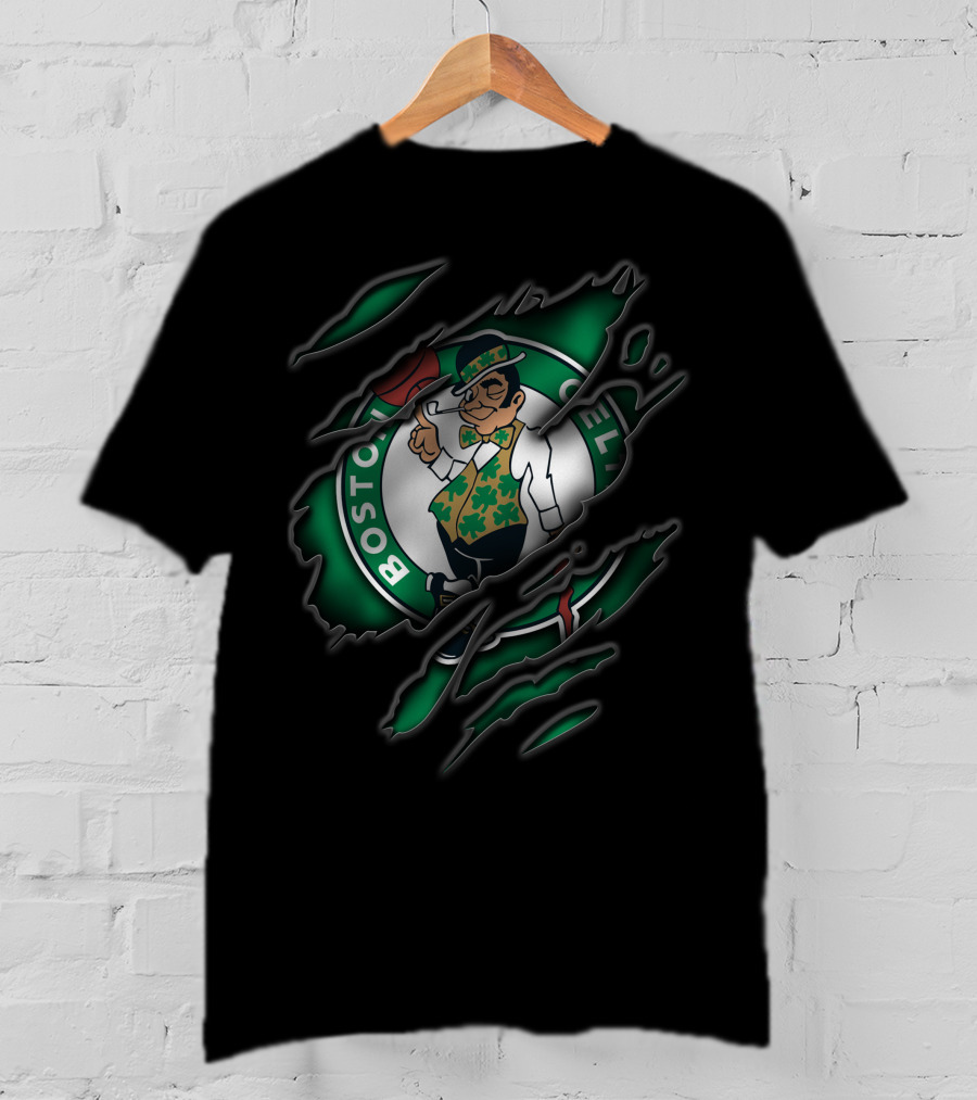 Boston Celtics Torn T-Shirt