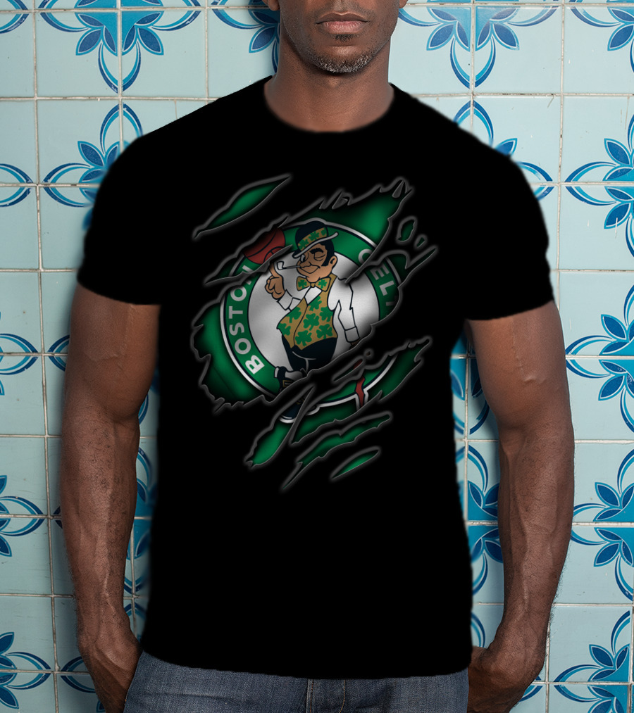 Boston Celtics Torn T-Shirt