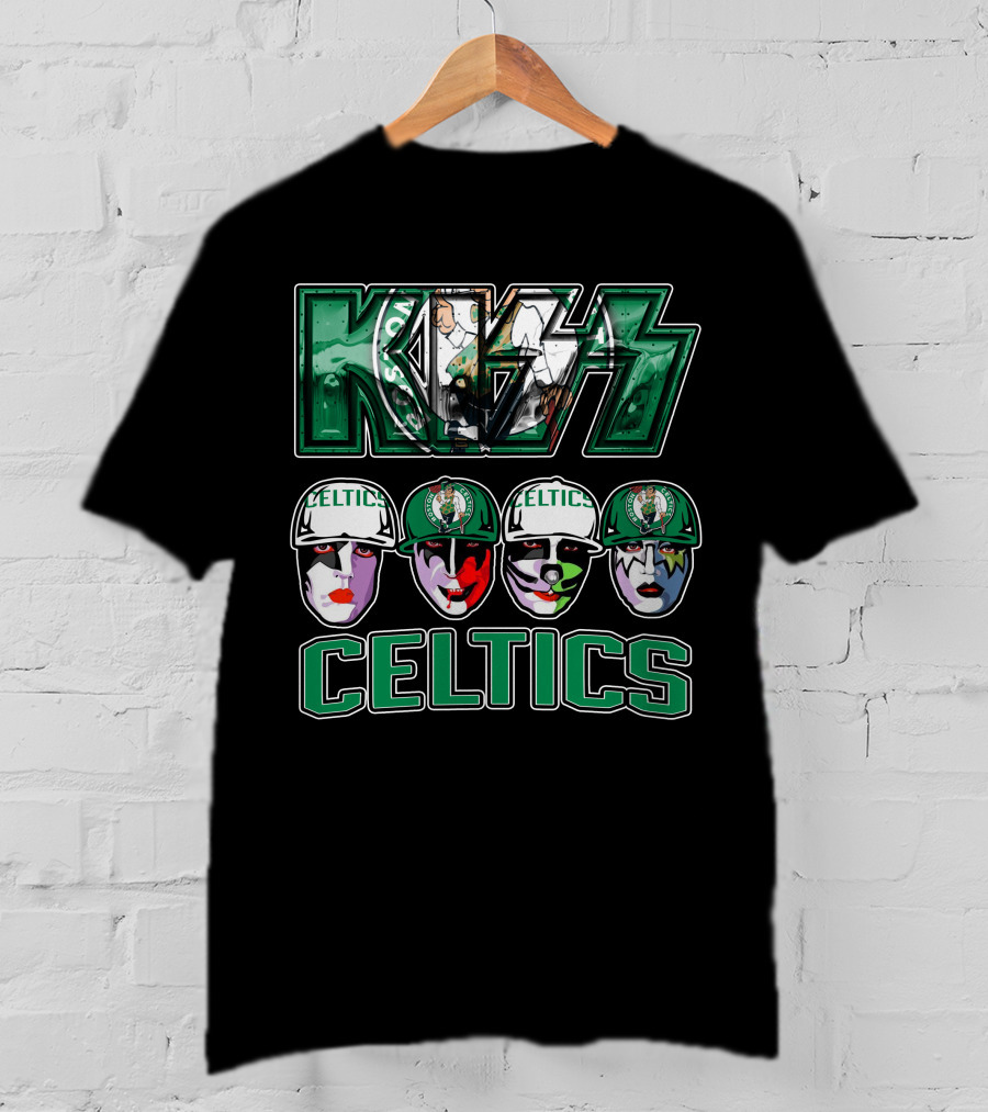 Kiss Celtics Boston Face Paint T-Shirt