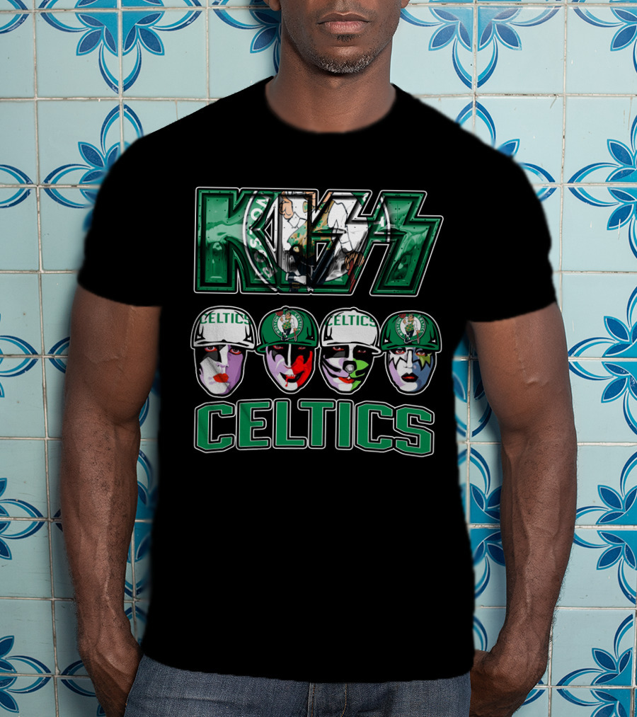 Kiss Celtics Boston Face Paint T-Shirt
