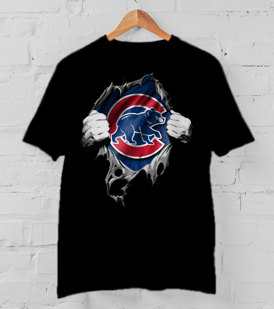 Chicago Cubs Ripped Through T-Shirt