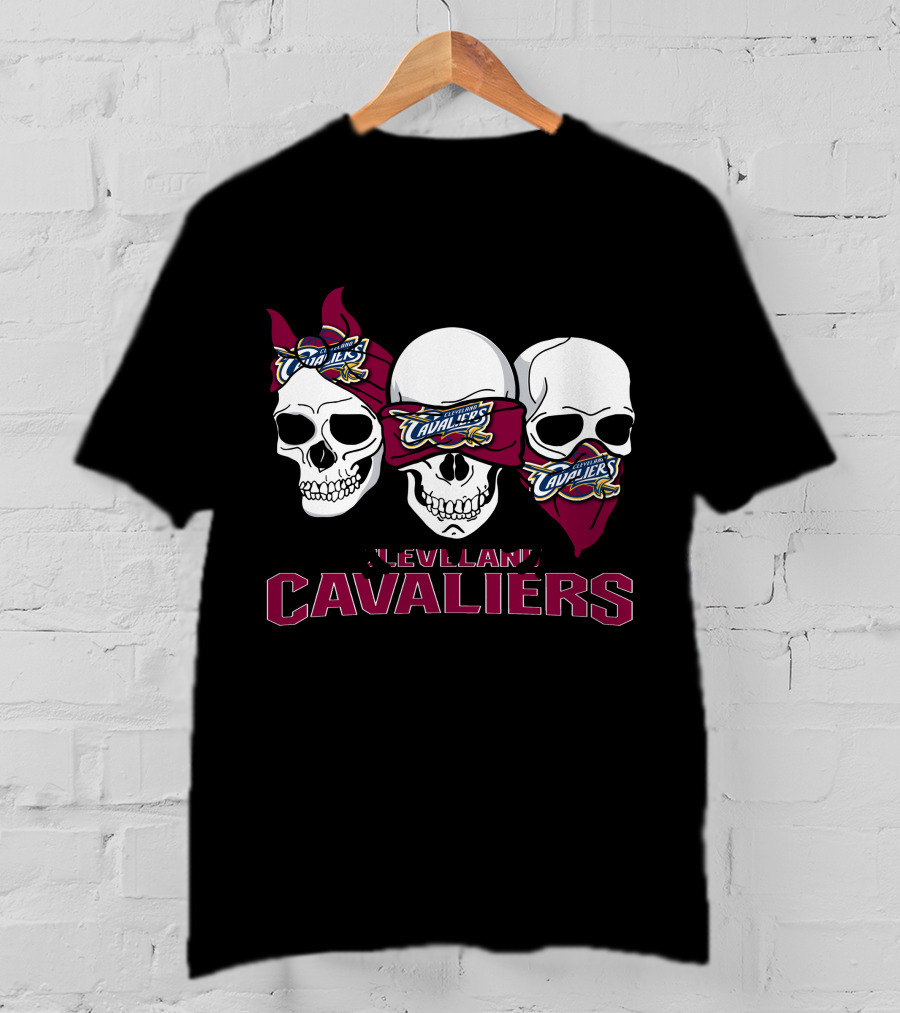 Cleveland Cavaliers Skull Trio T-Shirt