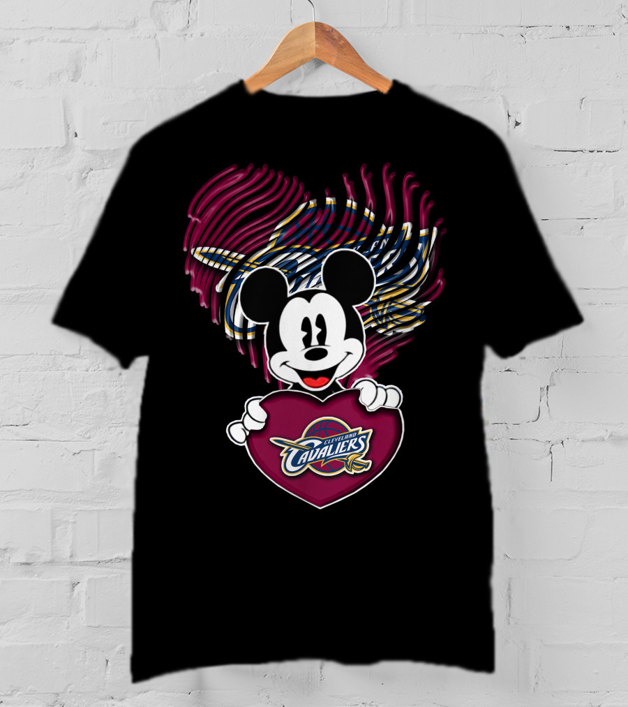 Mickey Mouse Cleveland Cavaliers Mashup T-Shirt